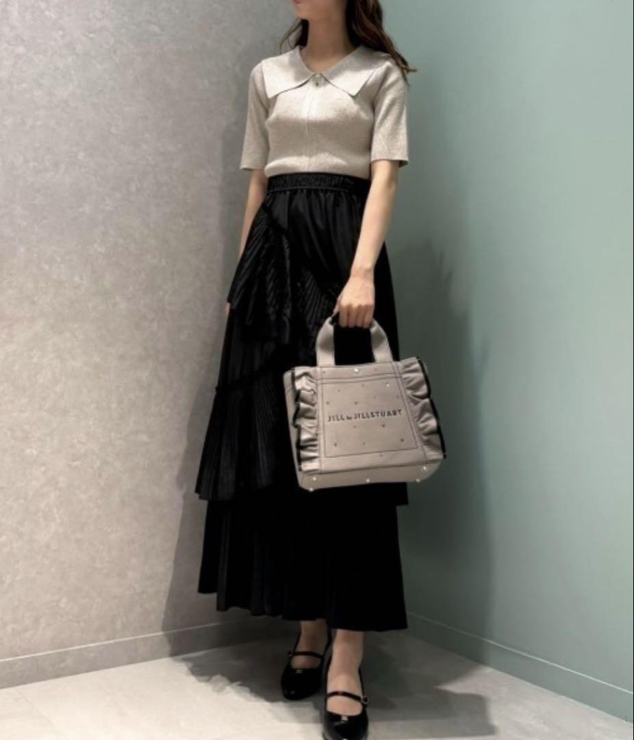 新品未使用 JILL by JILL STUART ビジューフリルトート 限定
