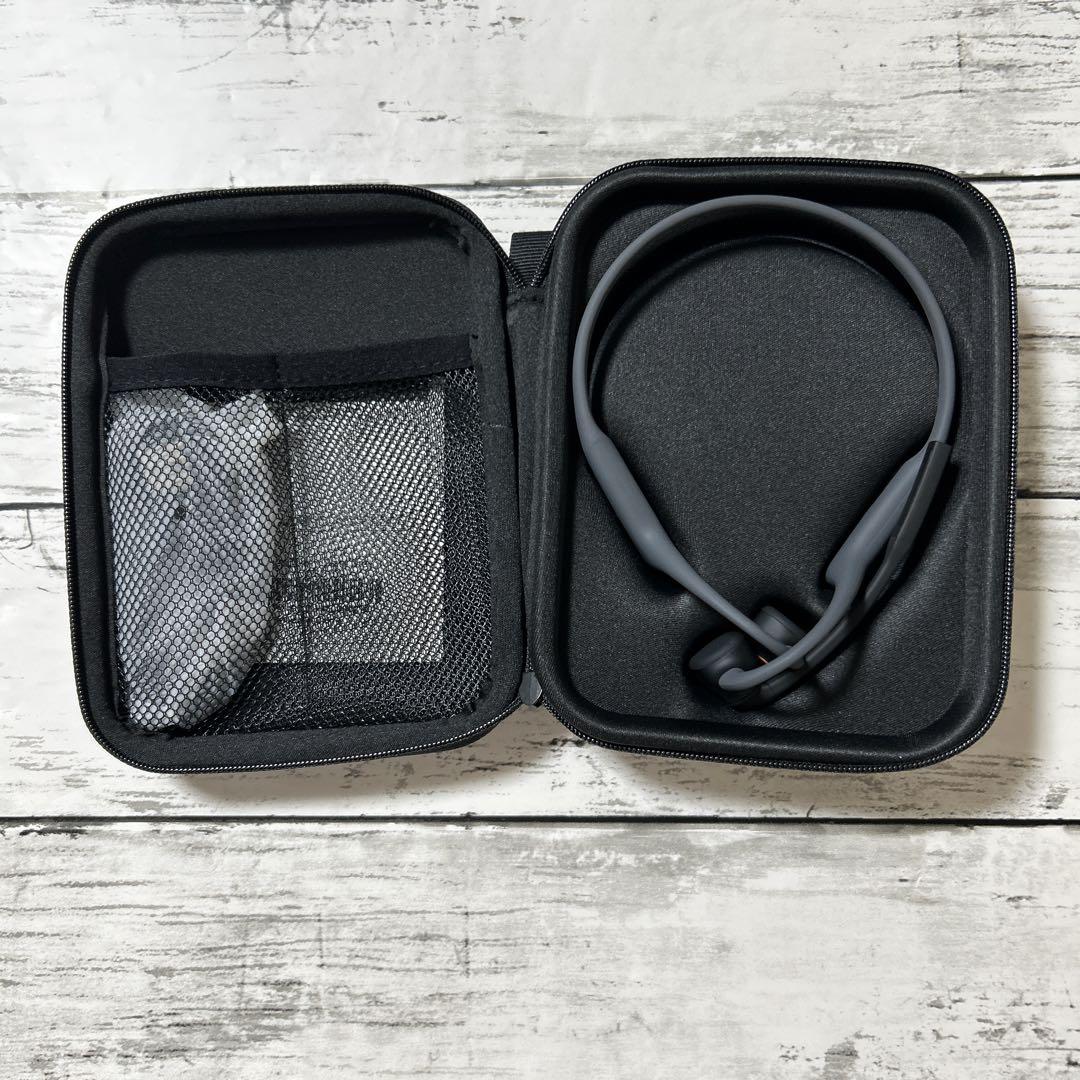 【ほぼ未使用品】アフターショックス OPENCOMM 骨伝導ワイヤレスイヤホン