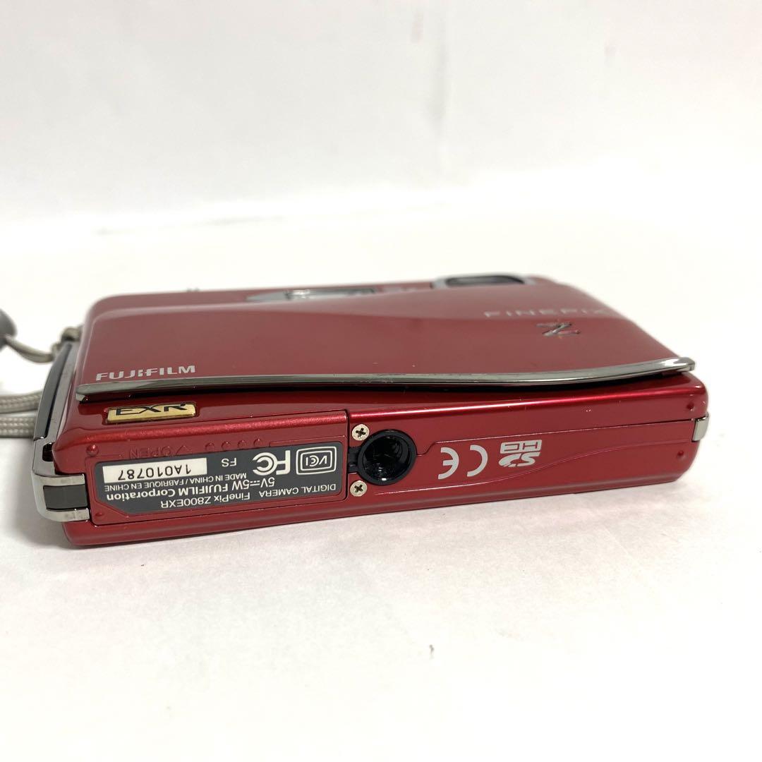 FUJIFILM フジフィルム FinePix Z800EXR レッド デジカメ