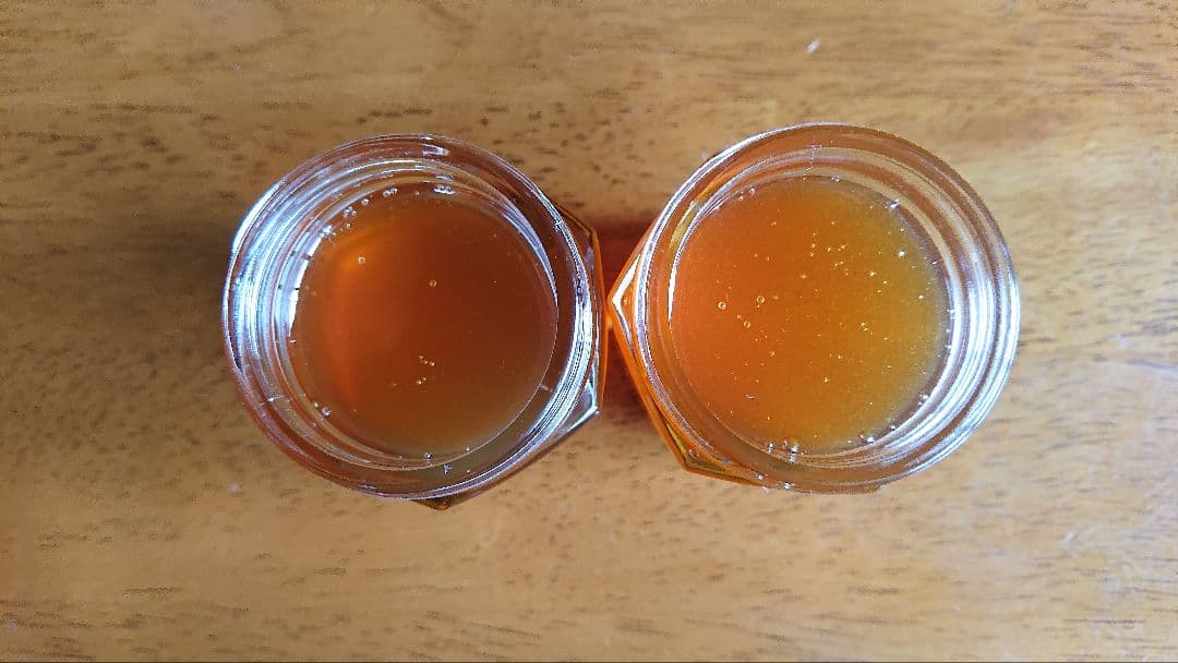 安心の日本みつばち 濃厚82% 春採はちみつ 1100g 貴重品‼ - 通販