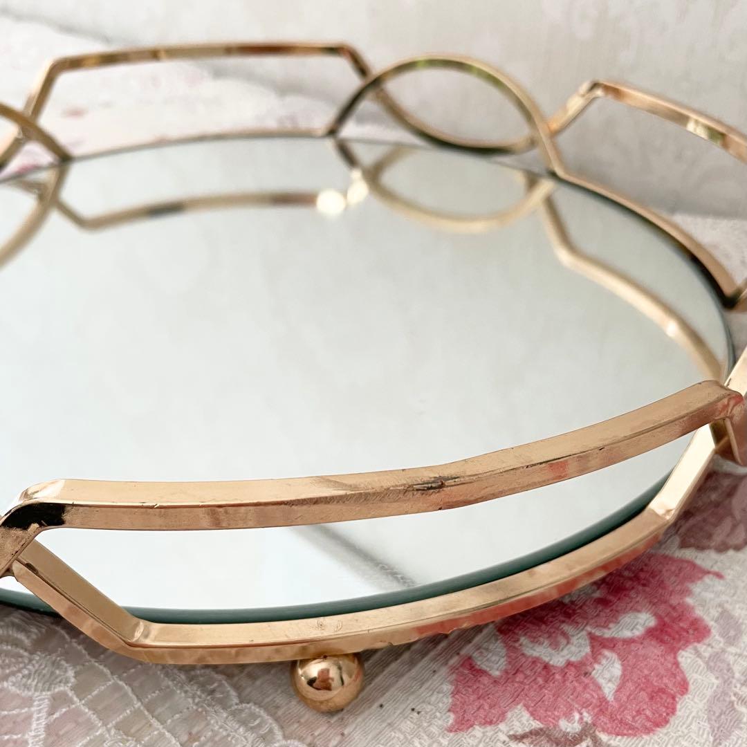 DJGACSI ゴールドミラートレイ目立った傷や汚れなし NEXPOTALLINN_EU