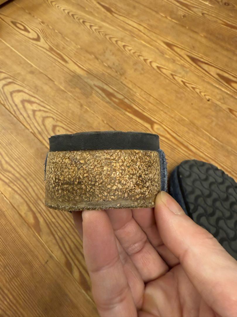 birkenstock boston 42 ネイビー27cm屋内のみの使用