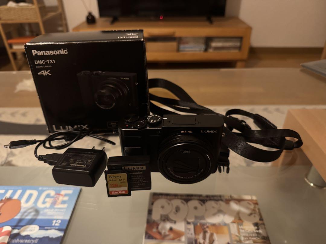 ★完動品★美品傷汚れ無★Panasonic LUMIX DMC-TX1 完動品美品傷汚れ無Panasonic LUMIX DMC-TX1 SDカード付き