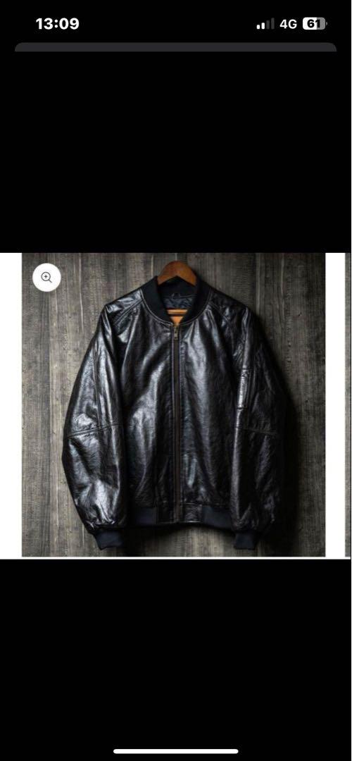 ジャケット・アウター PABLO VINCI Leather bomber jacket S PABLO VINCI Leather bomber レザー ボンバー M - メルカリ
