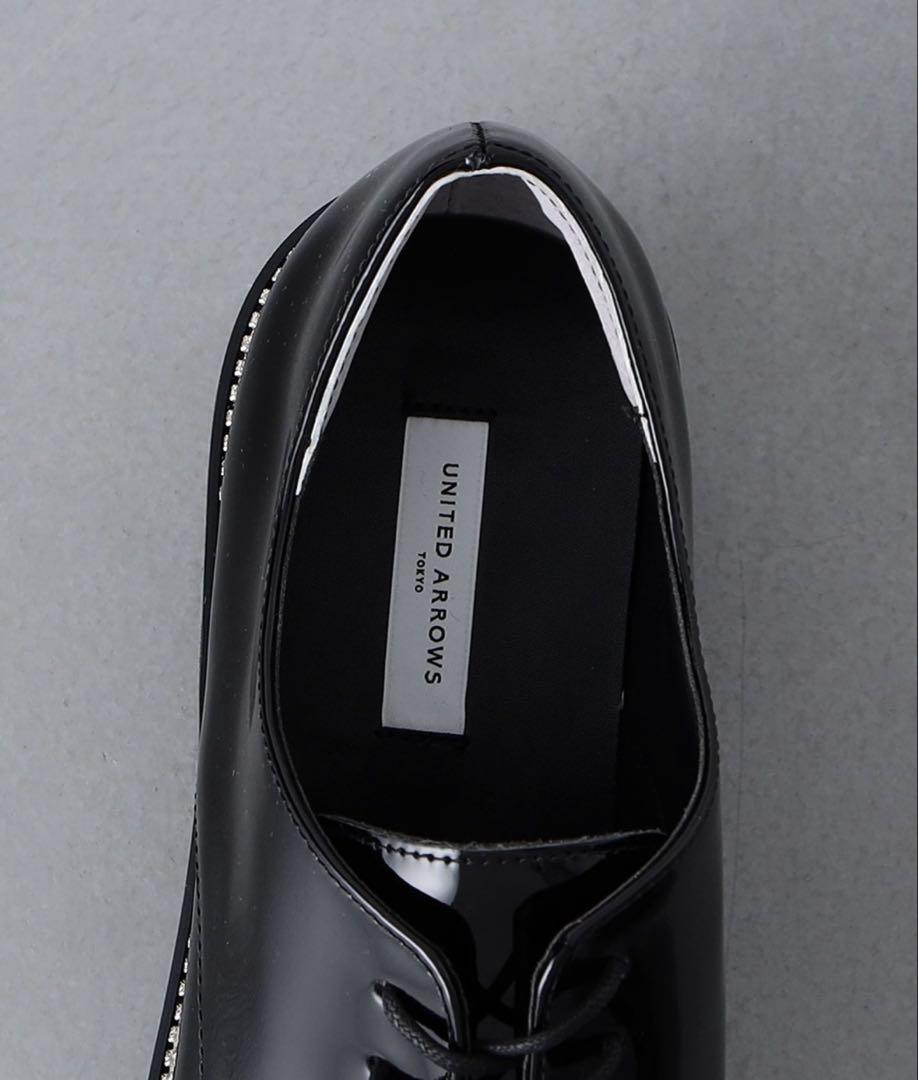 UNITED ARROWS】ポインテッド ビジュー オックスフォード シュ