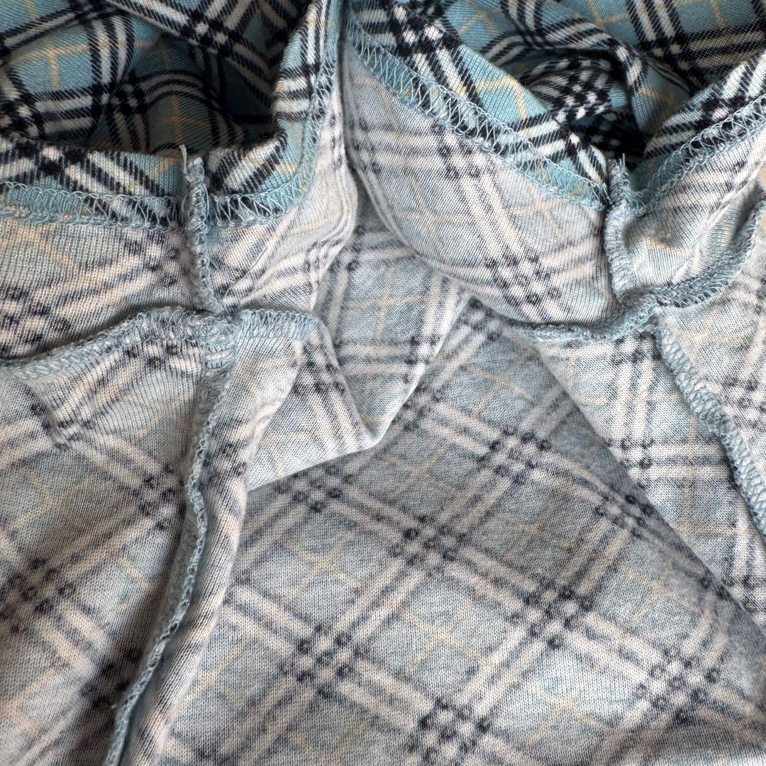Burberry バーバリー ノバチェック 柄 半袖Tシャツ ロゴ 美品