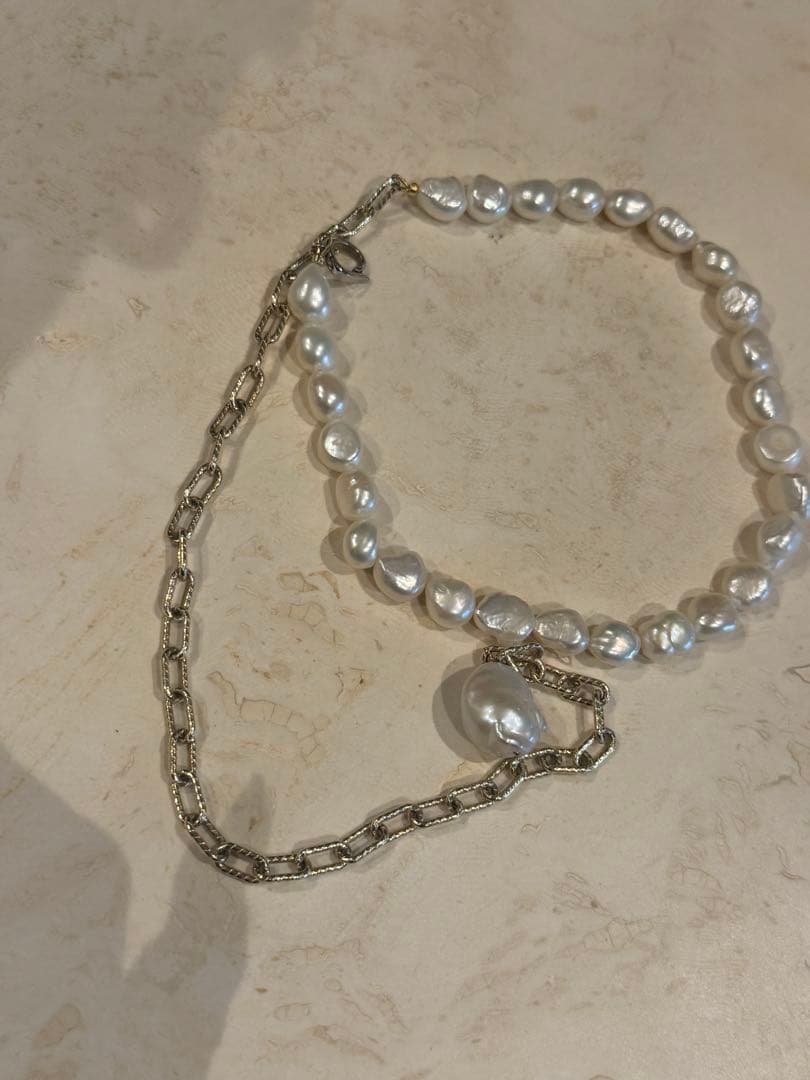 coel 淡水 バロックパールネックレス coel 淡水 バロックパールネックレス