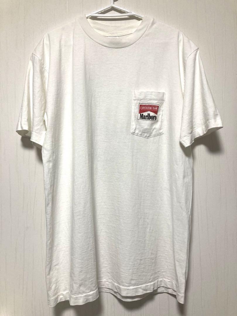 marlboroマルボロリザードコンパスマップTシャツホワイト