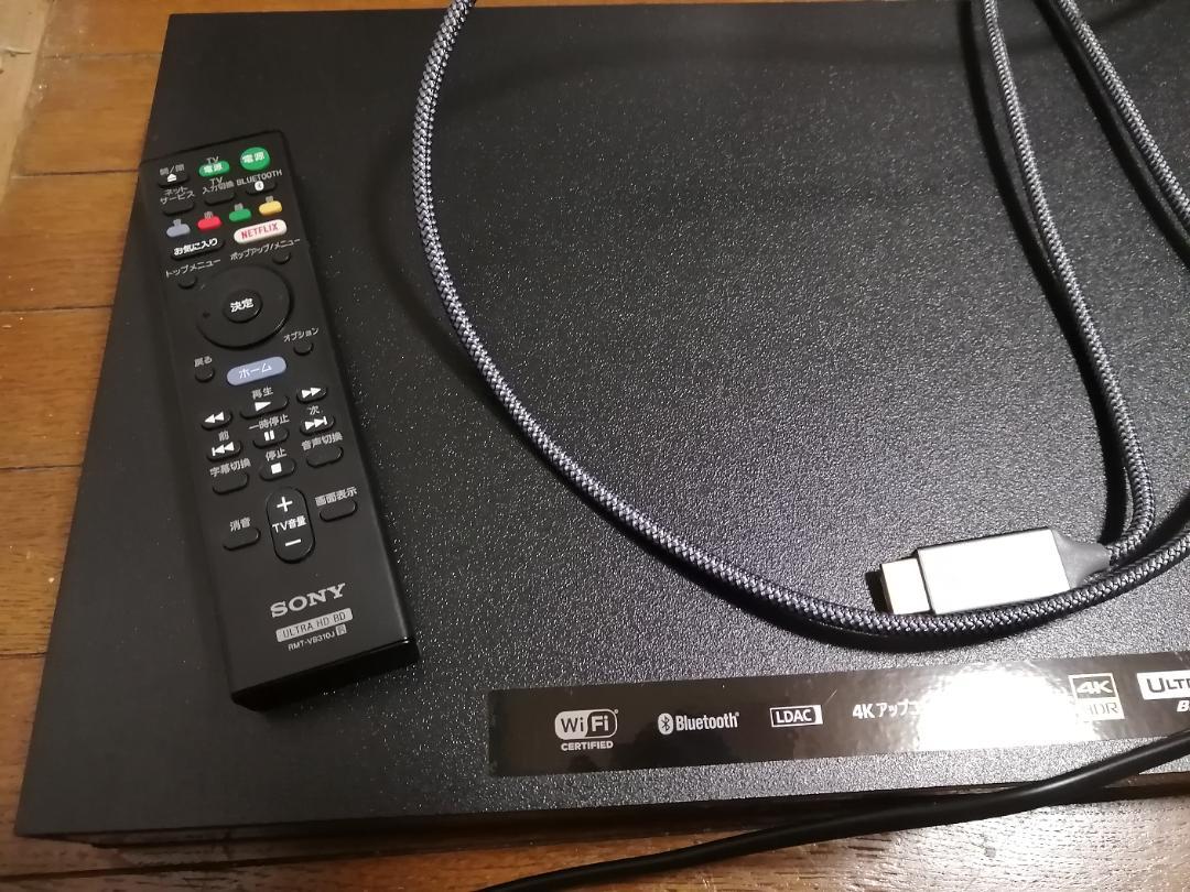 ソニーSONY ブルーレイプレーヤー/DVDプレーヤー UBP-X800