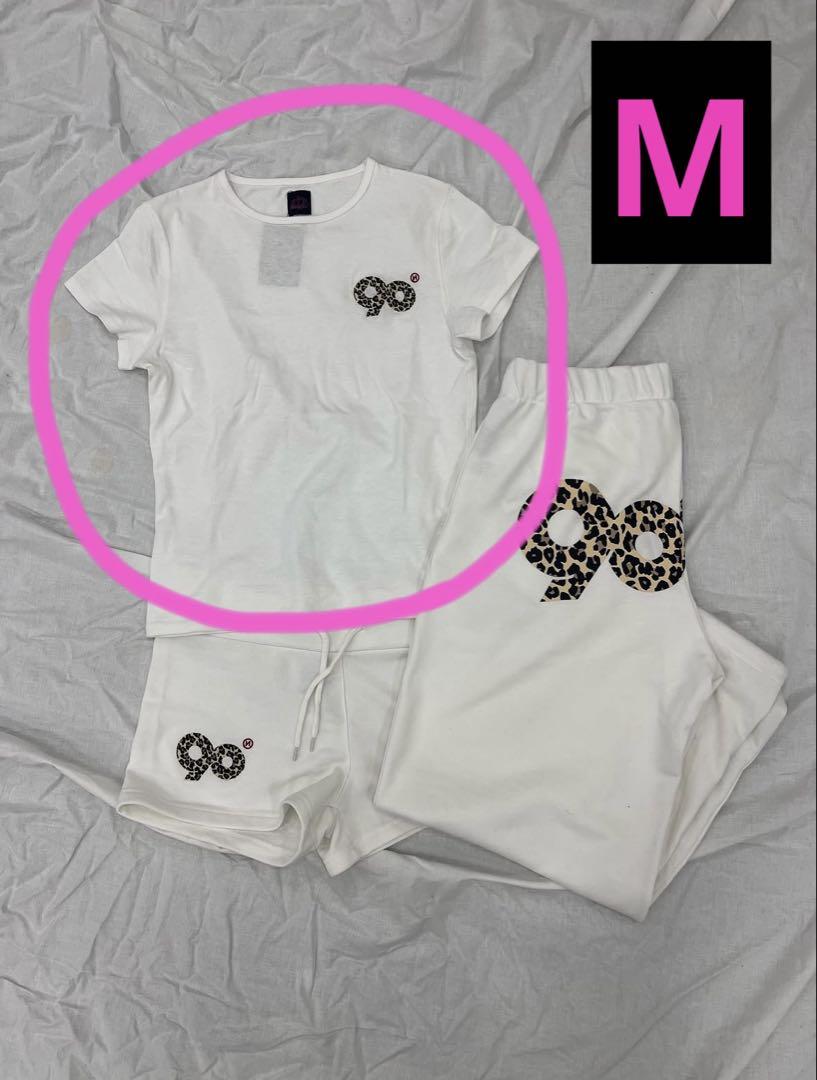 9090girl Logo Girl Cropped Tee M Tシャツ