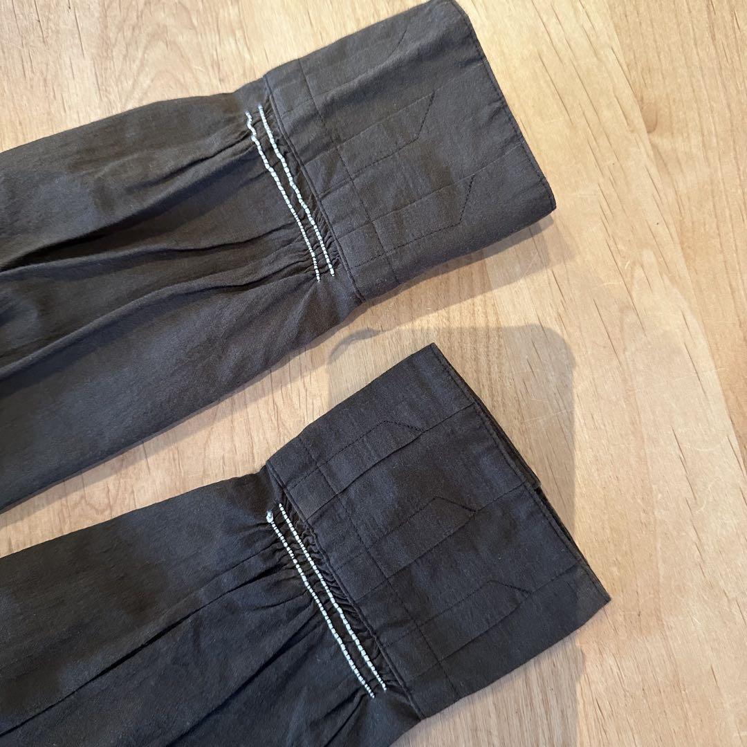 Paul Smith Collection スタンドカラープリーテッドシャツ