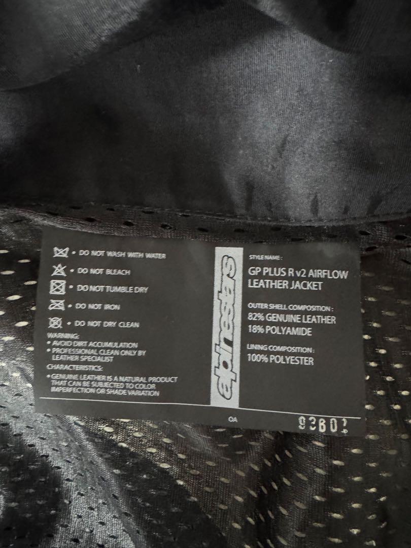Alpinestars アルパインスターズ　レザーライダースジャケット