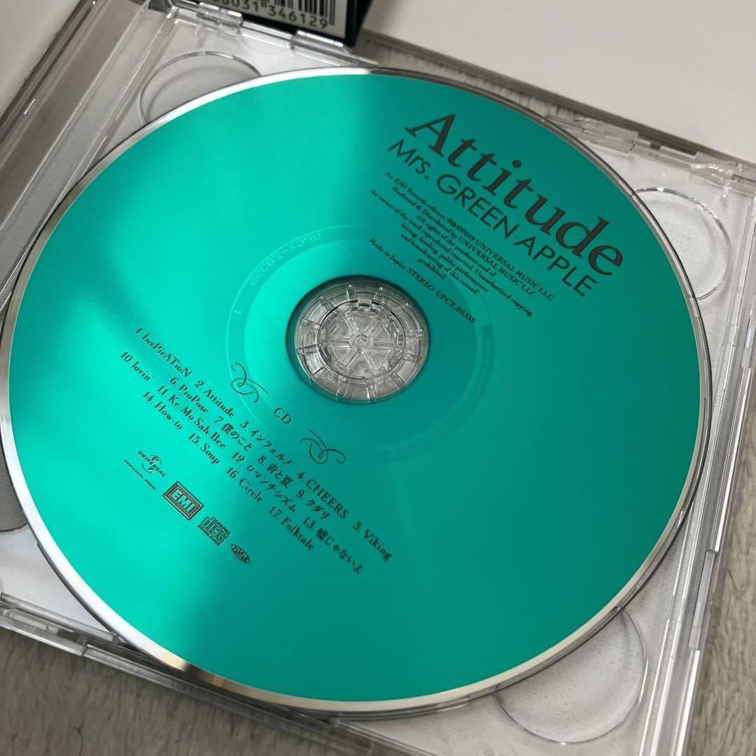 Mrs. GREEN APPLE Attitude 初回限定盤 CD＆DVD