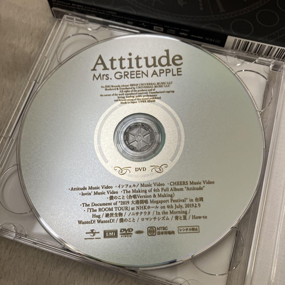 Mrs. GREEN APPLE Attitude 初回限定盤 CD＆DVD