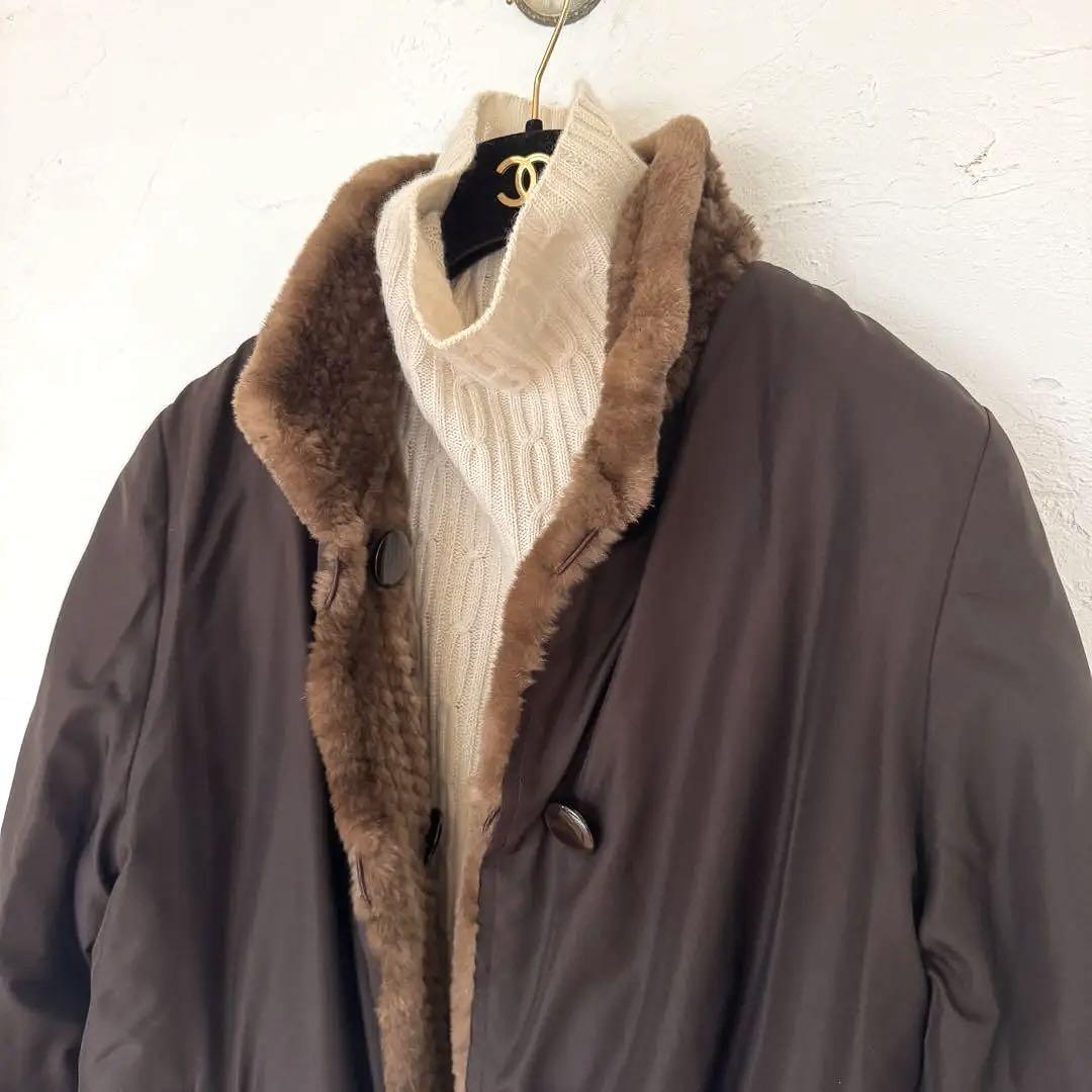 お値下げ依頼可⭐︎美品❗️ミンクファー ヤーンニット　リバーシブルジャケット