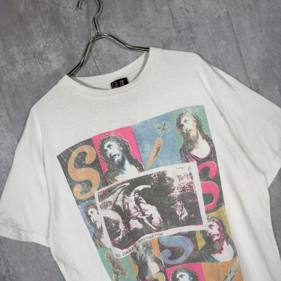 『セント・マイケル × ショーン・ウェザースプーン (L) プリント Tシャツ