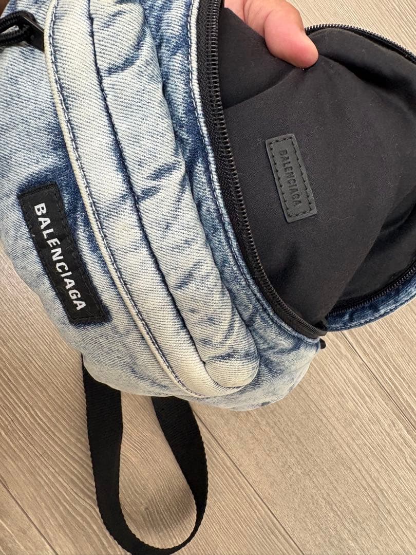 バレンシアガ　ウエストパーチ　デニム生地