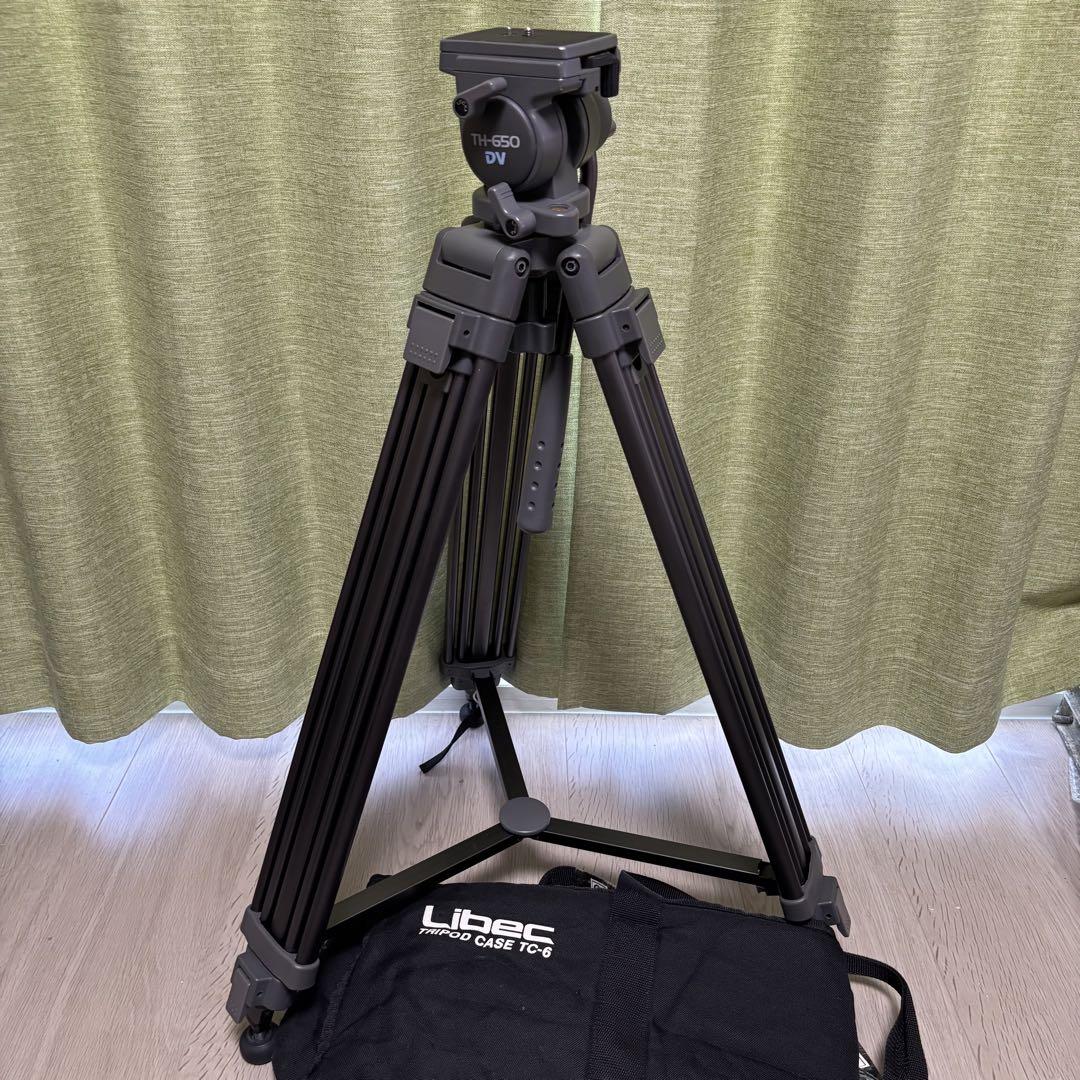 Libec TH-650 DV 三脚 専用ケース付き
