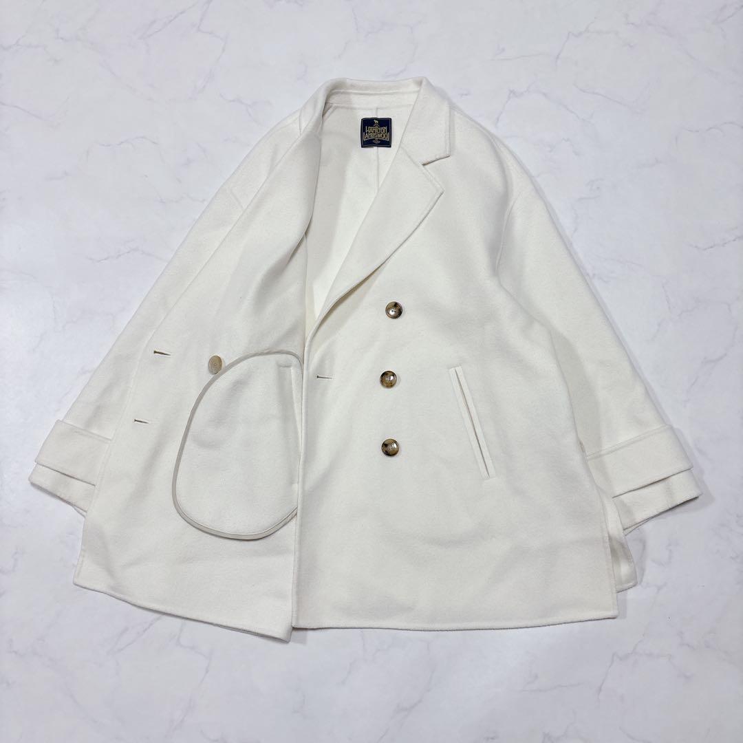 極美品♡シップス ハミルトンウール ダブル テーラードリバーコート 極美品♡シップス ハミルトンウール ダブル テーラードリバーコート