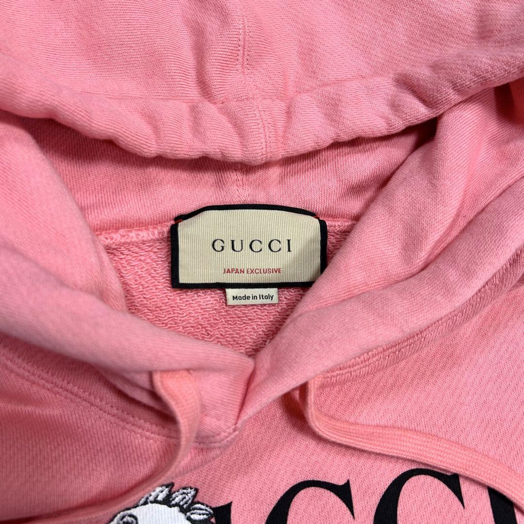 美品 GUCCI グッチ パーカー ヒグチユウコ ロゴプリント 美品 GUCCI グッチ パーカー ヒグチユウコ ロゴプリント