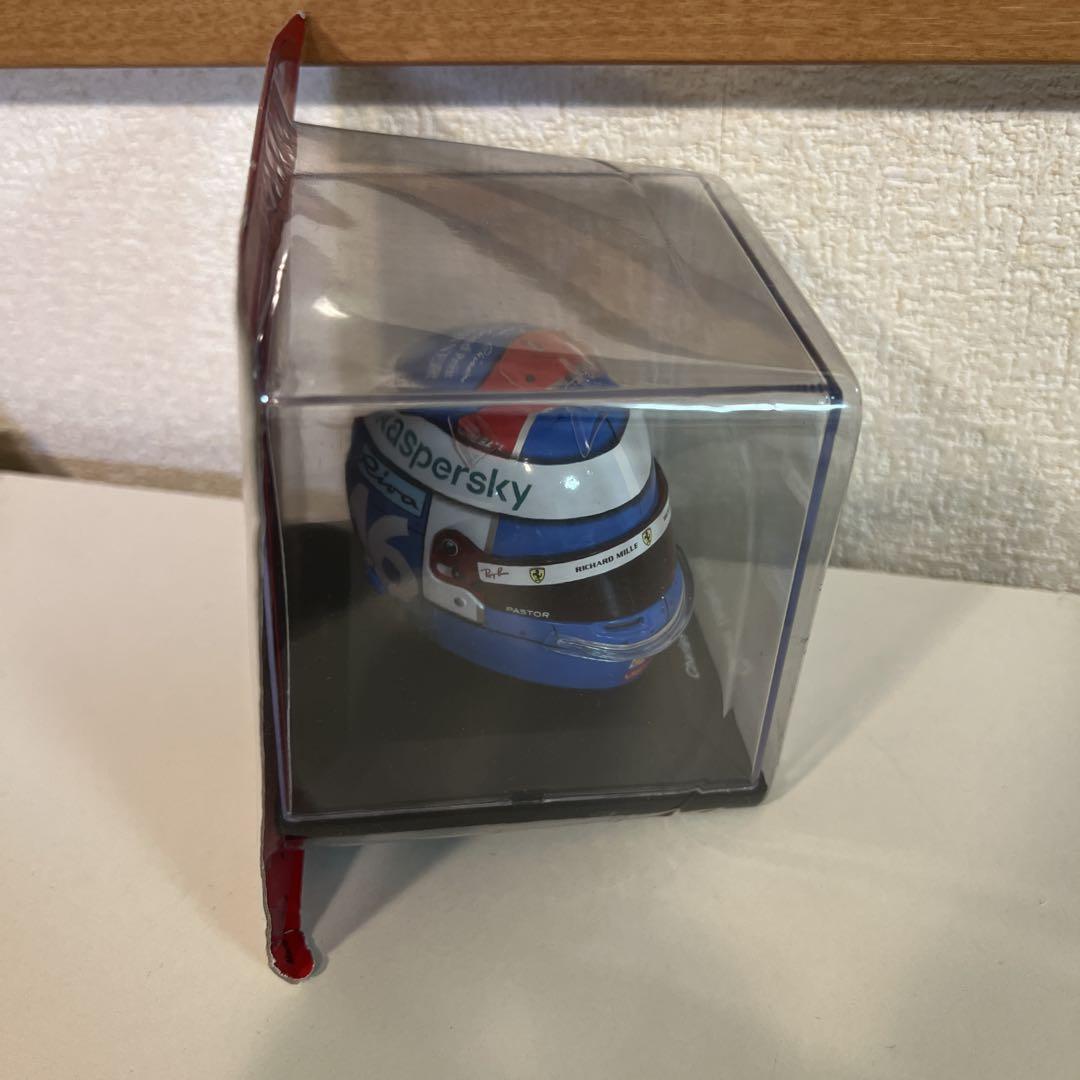 F1 フェラーリ　シャルルルクレール.2021年モナコGPミニヘルメット
