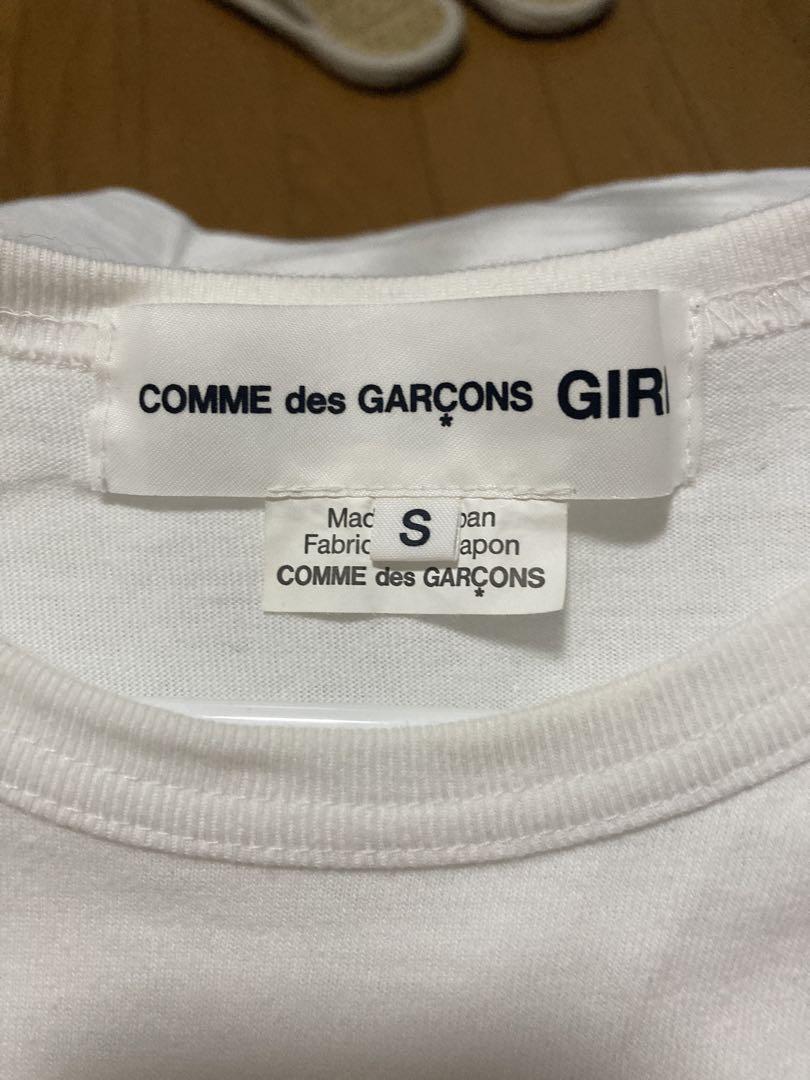 コムデギャルソンガール comme des garçons Tシャツ ホワイト
