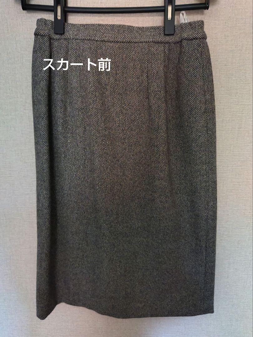ツィードの暖かい冬用スーツ