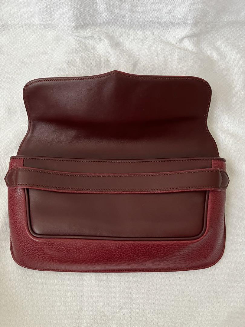 Cartier カルティエ クラッチバッグ ボルドー