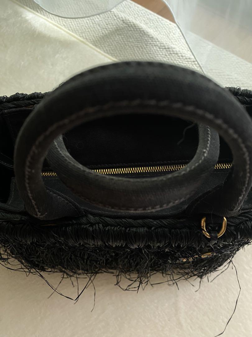 PRADA ブラック 貴重かごバッグ