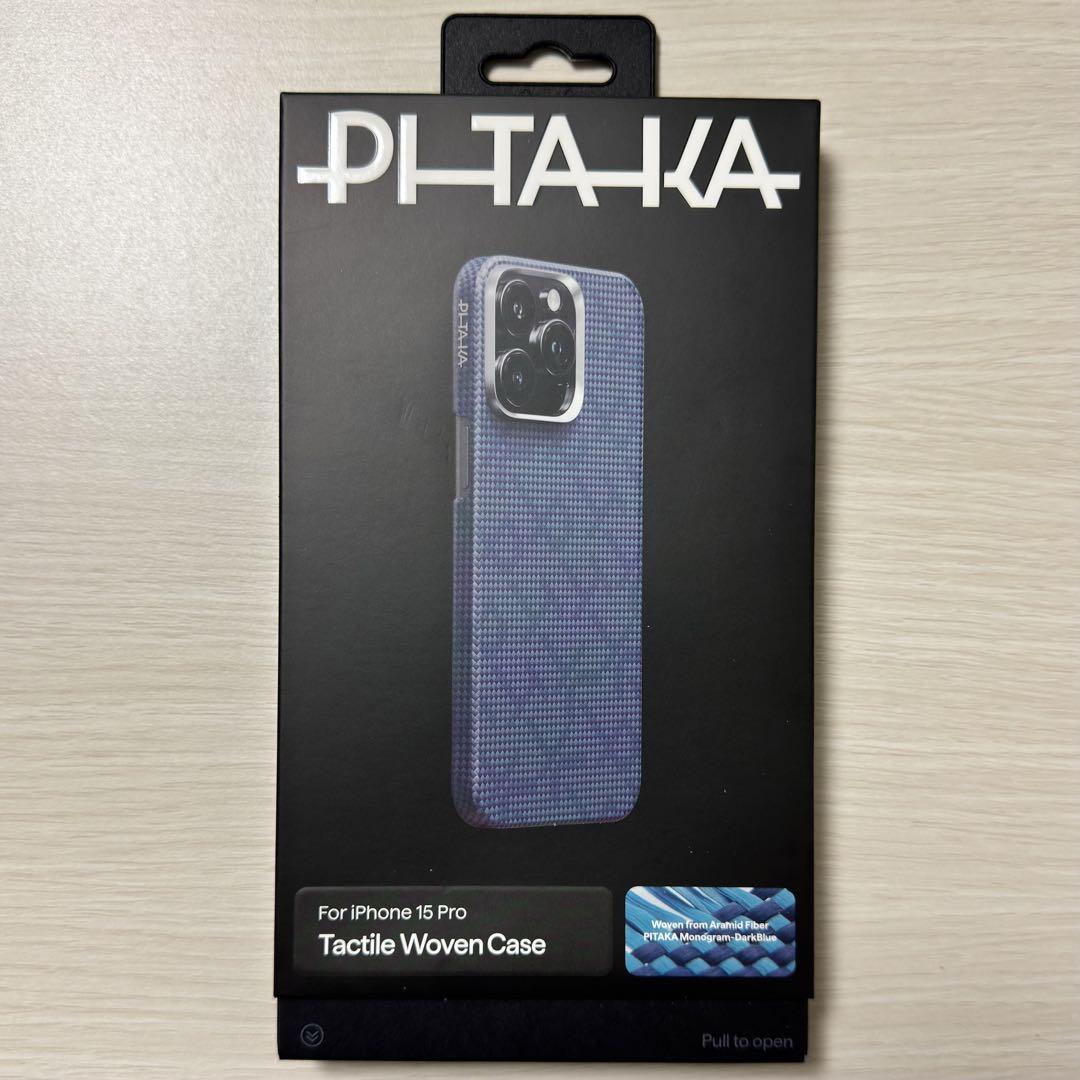PITAKA 9周年記念 モノグラム浮織ケース iPhone15Pro用