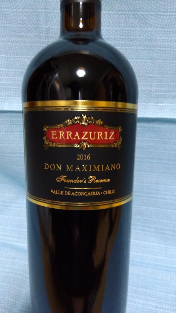 ワイン Errazuriz Don Maximiano 2016