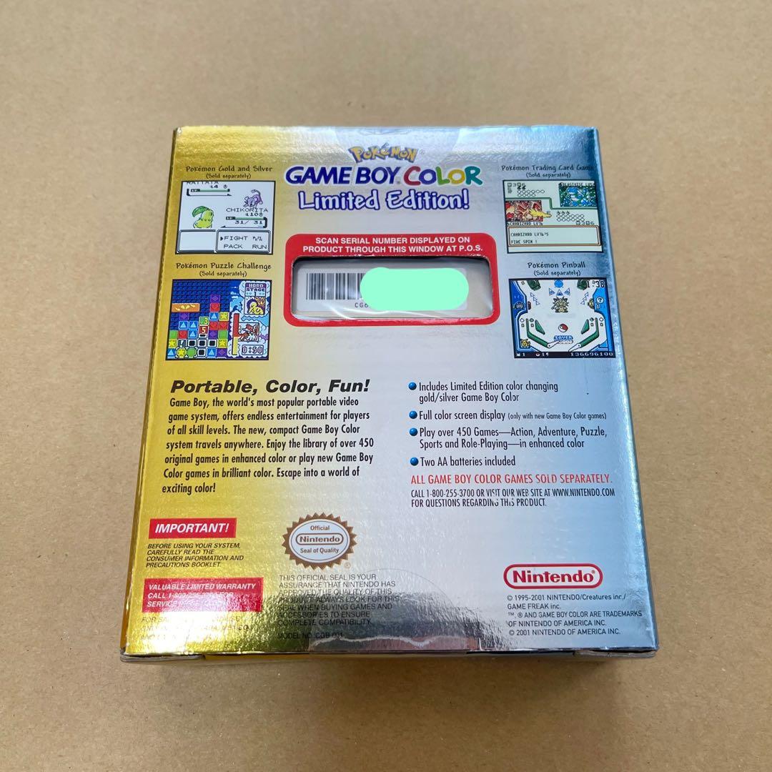 Nintendo GAME BOY 任天堂ゲームボーイカラー 北米版 新品未開封