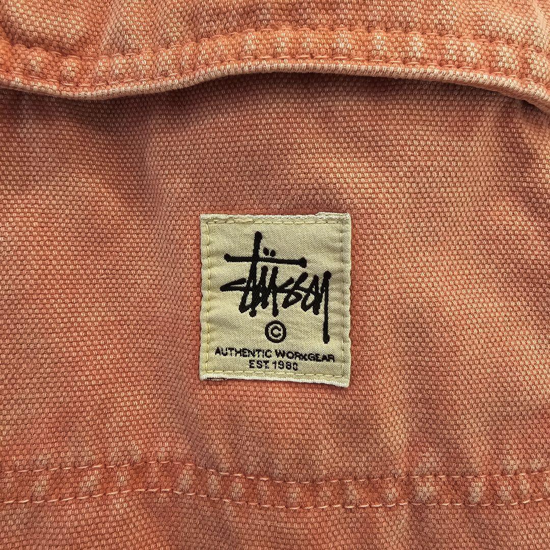【最終値下】stussy washed canvas shop jacket M