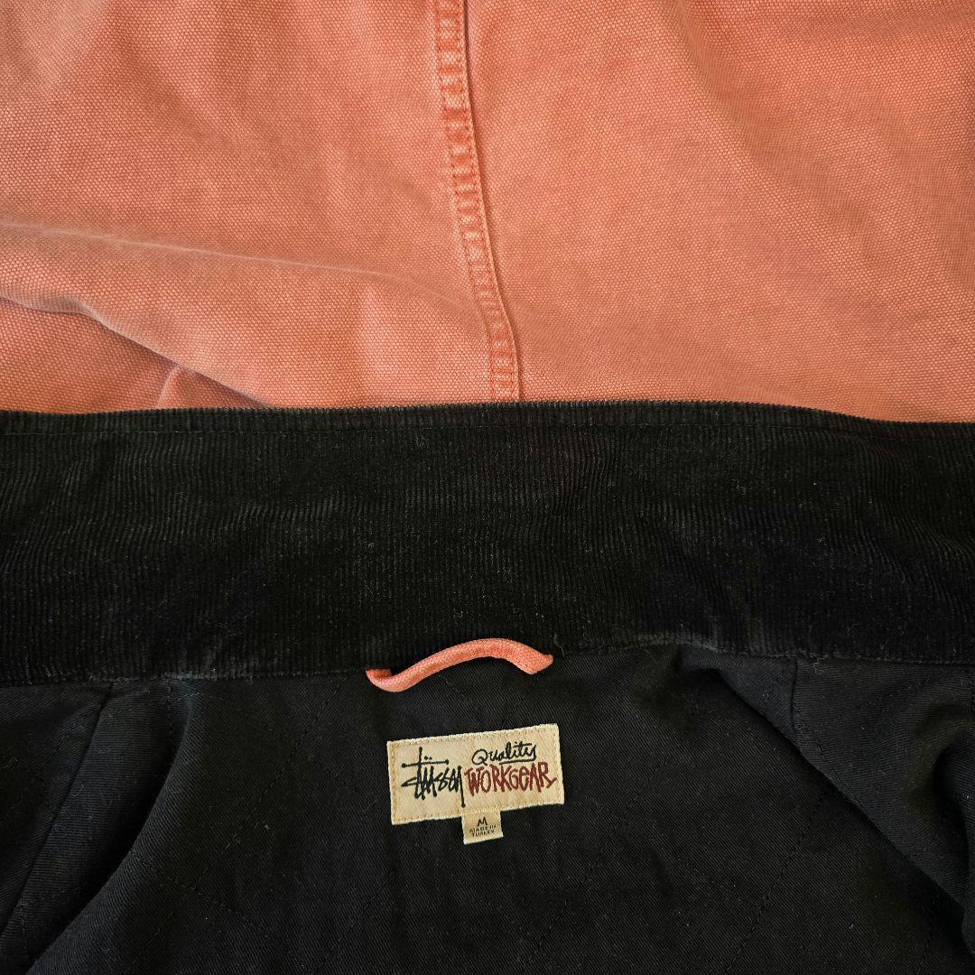【最終値下】stussy washed canvas shop jacket M