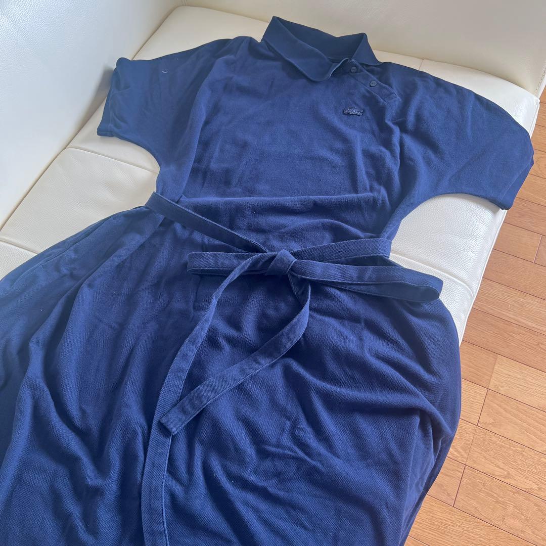 LACOSTE Aライン半袖ワンピース 38