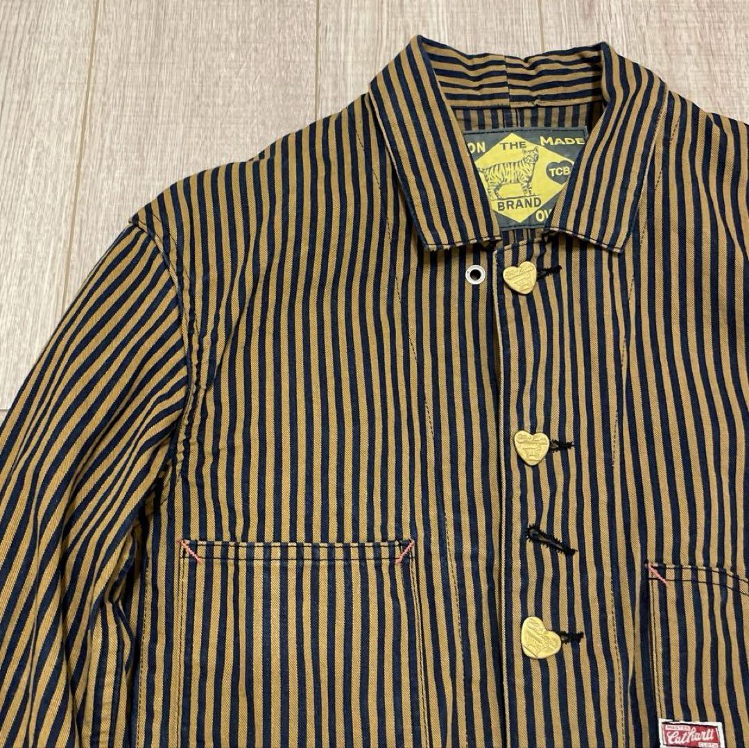 TCB jeans  Cathartt Chore Coat 36 ストライプ TCB jeans Cathartt Chore Coat 36 ストライプ