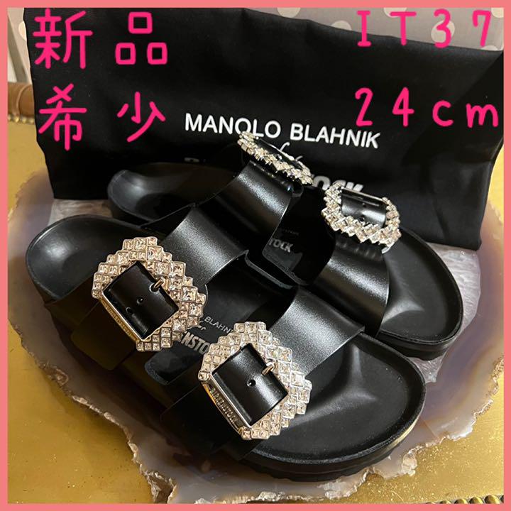 37 マノロブラニク ビリケン 完売品 第一弾コラボ サンダル