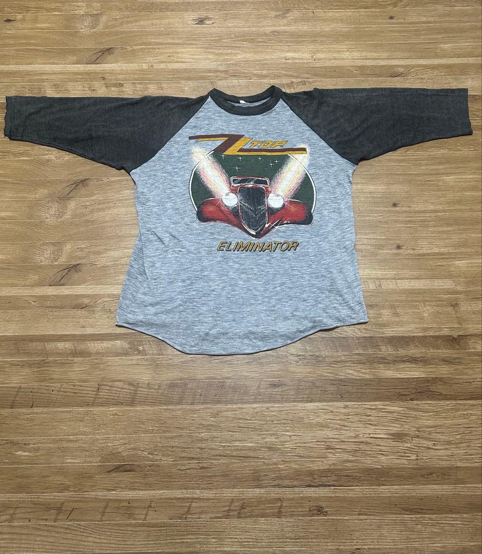 ZZ TOP イリミネイター ツアー　ラグランTシャツ　MADE IN USA