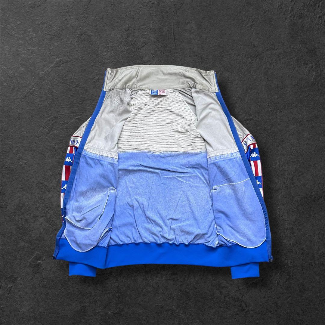 Kappa カッパ usa team トラックジャケット オフィシャル フード付きスウェットシャツ
 イタリア