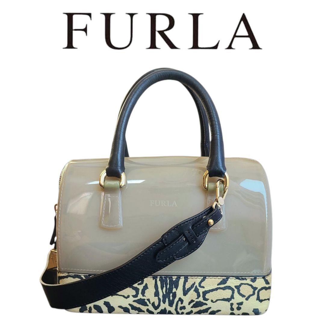 美品　FURLA　フルラ　バッグ　キャンディバッグ
