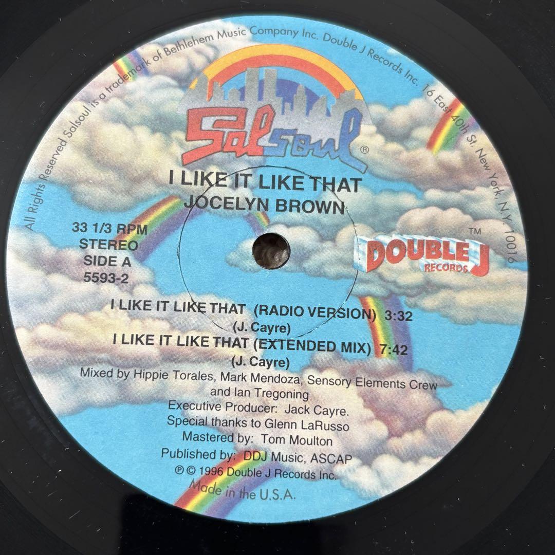 【US盤】JOCELYN BROWN ★ I LIKE IT LIKE THAT