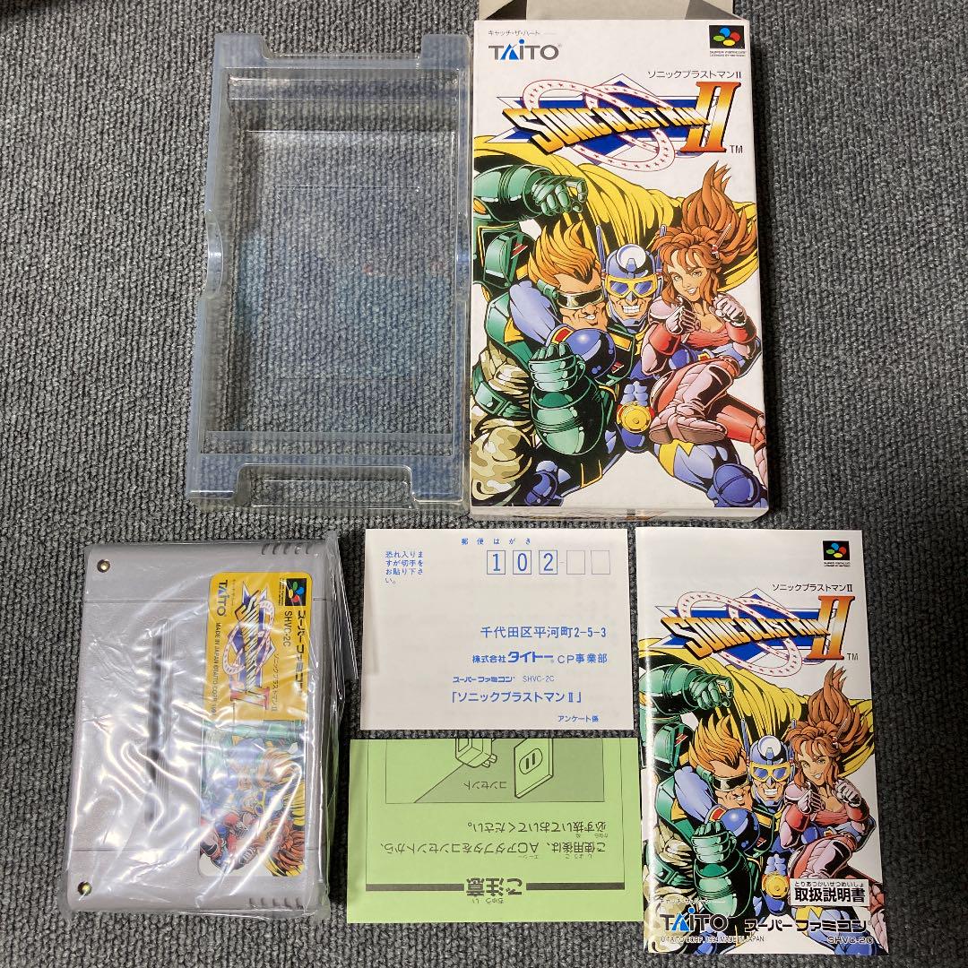 種類豊富な品揃え レア SFC ソフト スーパーファミコン 動作確認済み 100%品質保証 週末セール日曜まで!レア 貴重 ソニックブラストマンII スーパーファミコン 家庭用ゲームソフト