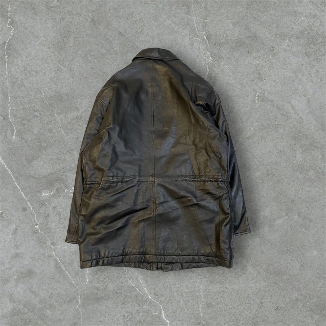 ジャケット・アウター vintage leather jacket long coat