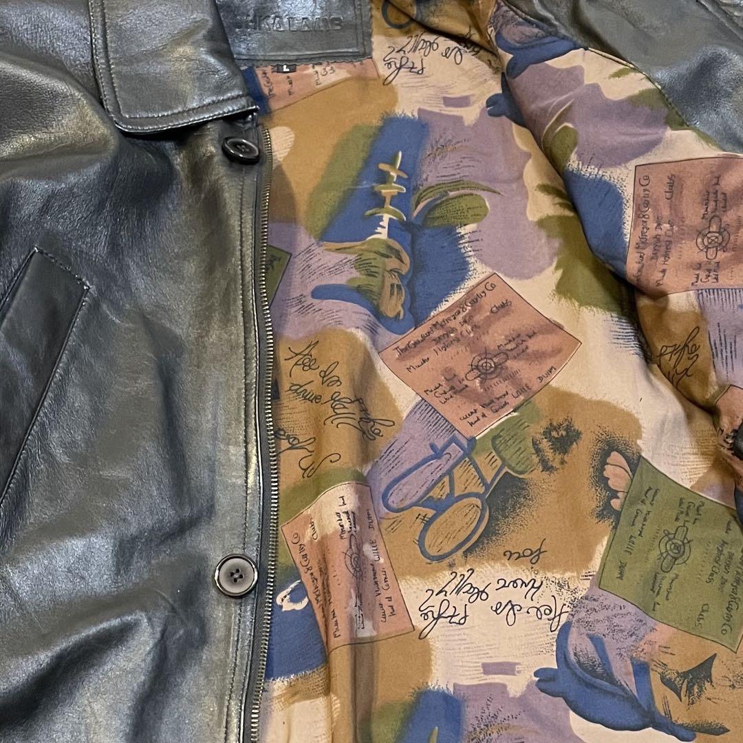 ジャケット・アウター vintage leather jacket long coat