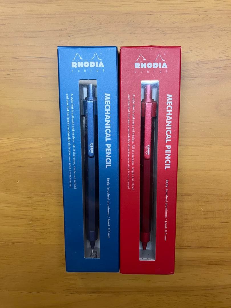 ロディア スクリプト シャーペン RHODIA ネイビー レッド