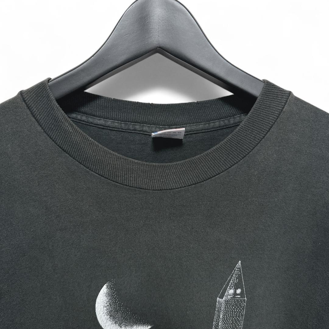 USA製90sヴィンテージTシャツ！シングルステッチ ブラック半袖