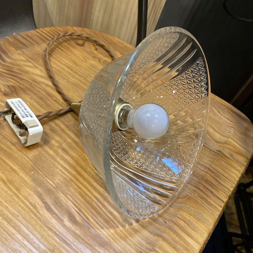 プレスガラス リメイクランプシェード