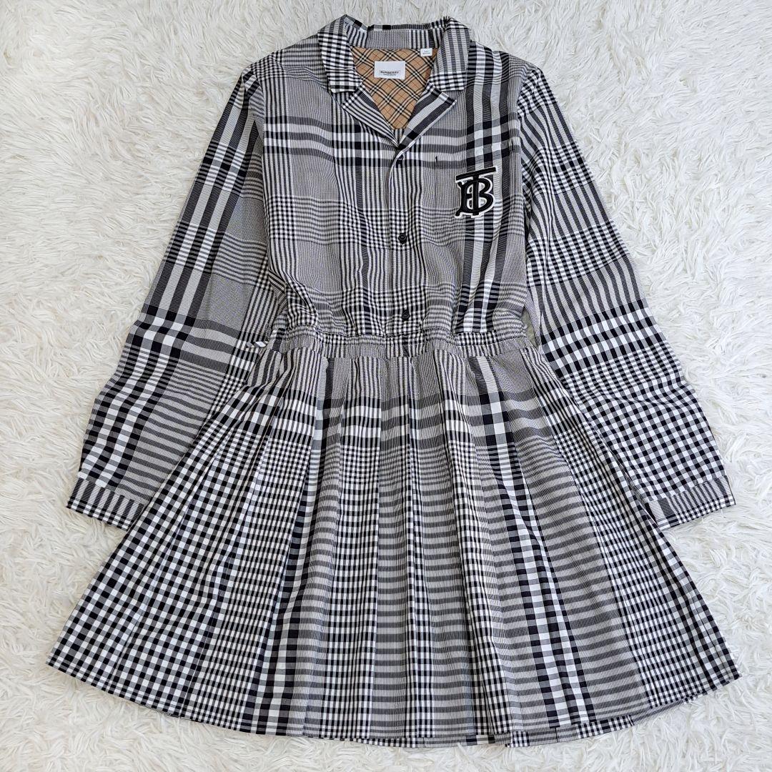 バーバリー 美品✨現行タグ ノバチェック ギンガムチェックワンピース Bロゴ