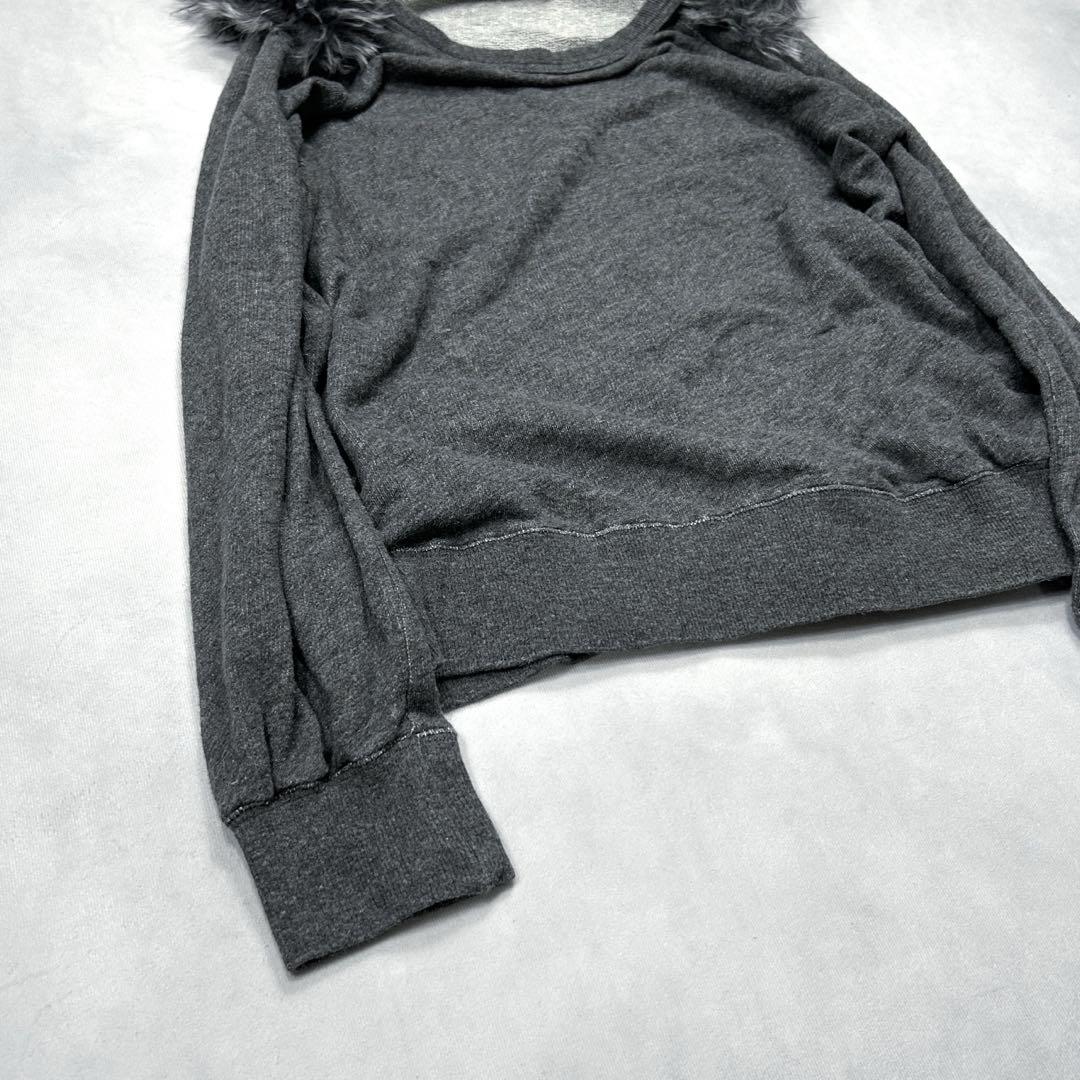 トップス CABANE de ZUCCa - fur custom sweatshirt