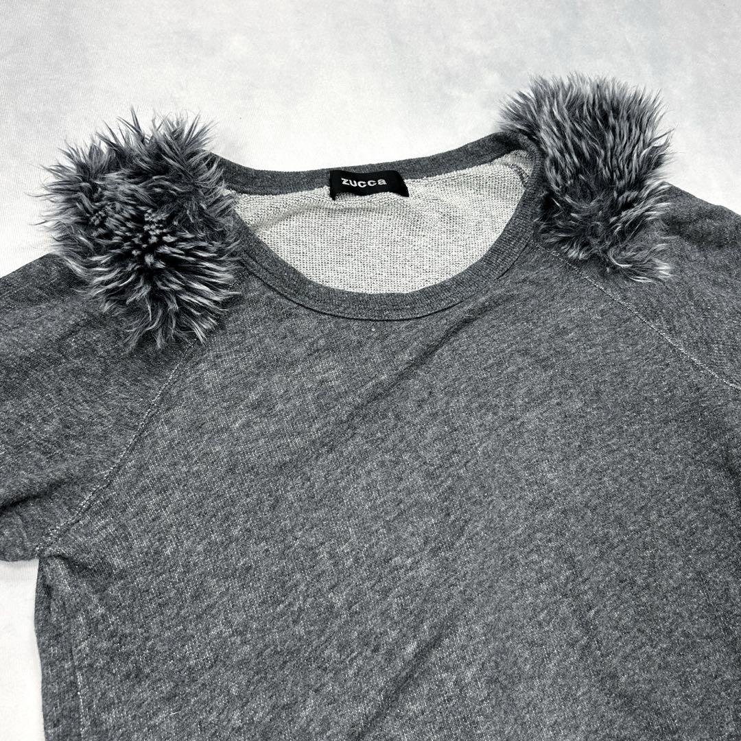 トップス CABANE de ZUCCa - fur custom sweatshirt